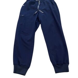 Figs Technical Collection Blue Jogger Scrub Pants Women’s Size M